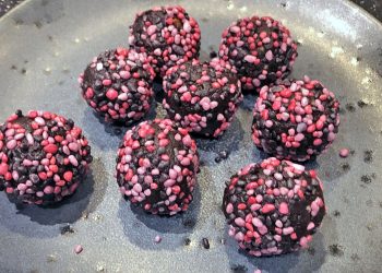 Romkugler af Browniekage