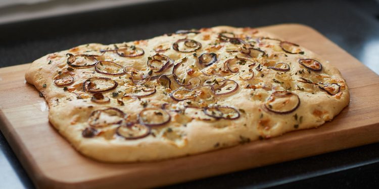 Foccacia med mozzarella