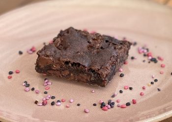 vegansk brownie