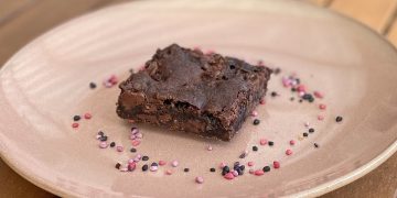 vegansk brownie