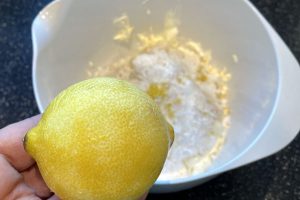 cheesecake med kirsebær - citron -Bentebager.dk